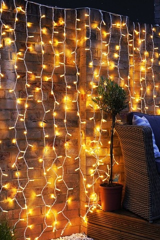 Beysüs Yılbaşı Çam Ağacı Süsü Perde Led Gün Işığı 3m X 1.5m Diğer