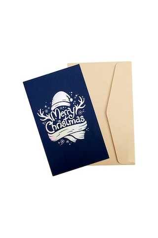 Lijinxu Koca Anne Stil C Mutlu Yılbaşı Kart Kağıdı Kış Tatili Tebrik Kartı Hediye