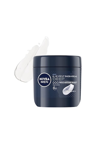 Nıvea Men Erkek El Ve Vücut Bakım Kremi Deep Dimension 400ml,yoğun Nemlendirici,ferah Koku,yenileyici Bakım