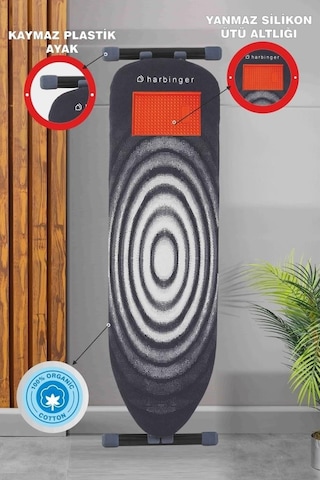 Devecioğlu Harbinger Mm148 Ankaboard Ütü Masası Silikon Ütü Altlığı Hediye