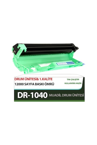 Brother Tn-1040 Dr-1040 Drum Ünitesi 1200 Sayfa Baskı Ömrü Uyumlu,