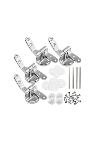 Yaleker Stüdyo Stili Yavaş Kapanan Tuvalet Kapağı Mango Seti 2 Adet - Çelik Malzeme, Esnek Ayar, Sessiz Kapanma, Kolay Kurulum Diğer