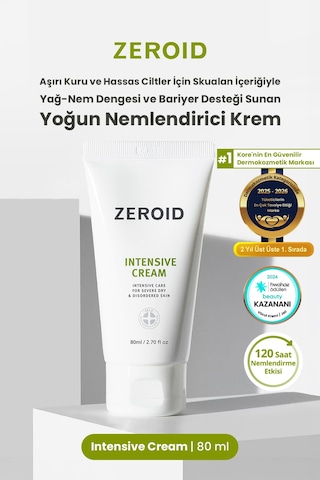 Aşırı Kuru Hassas Cilde Bariyer Desteği Sunan Yoğun Nemlendirici Krem Zeroıd Intensive Cream