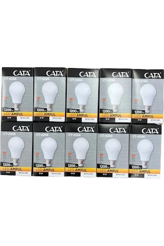 Cata Ct-4266 12w 10 Adet Beyaz Ampul Cata Ct-4266 12w 10 Adet Beyaz Ampul