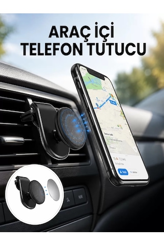 Güçlü Mıknatıslı Araç İçi Telefon Tutucu Evrensel Uyum Yeni Nesil Belirtilmemiş 00294507