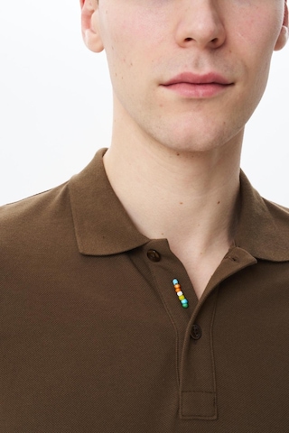 AR-MA Arma Erkek Regular Fit Basic % 100 Pamuk Pike Polo Yaka Tişört Y29374354802 Kahverengi