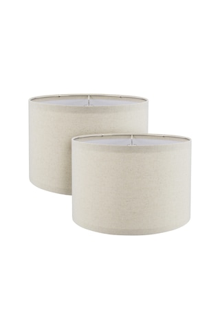 Aspen Creative 38301-2, Davul Katlanabilir Örümcek Lambası Gölgesi, Yulaf Ezmesi, 12 'Üstx 12' Alt X 8 'Yükseklik, 2 Set Akik