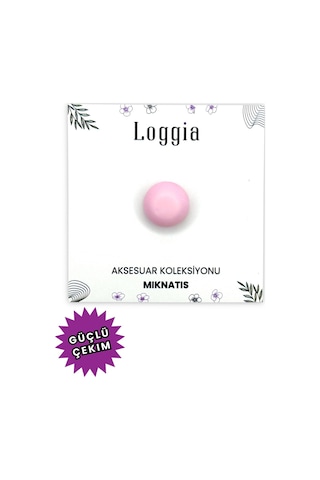 Eşarp Ve Şal Mıknatısı Soft Pembe Renk - Başörtü Tutucu Kadın Tesettür Aksesuar Mıknatıs Pembe