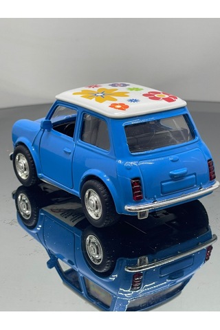 Metal 8 Cm Eski Classik Model Oyuncak Araba Açıklama Yaz - Mavi