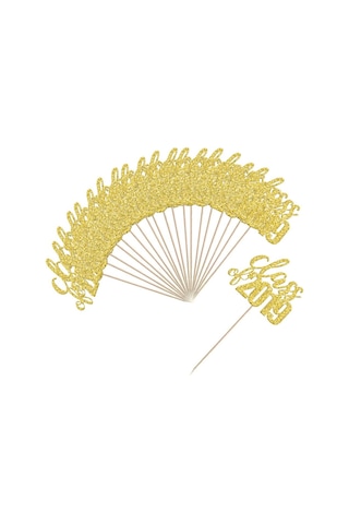 Homyl Mezuniyet Partisi Için 2019 Cake Toppers Altın Altın
