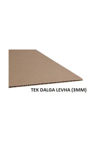 70X100Cm 3Mm 50Adet Oluklu Mukavva Maket Kartonu - Proje Kartonu