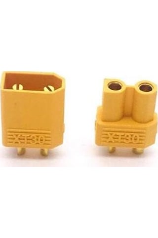 Xt30 Konnektör Erkek/dişi Soket Çifti Lıpo Batarya İçin Go5060