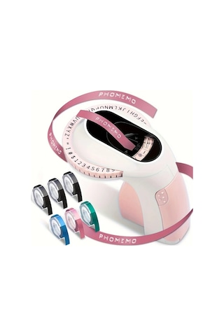 Willowhaven Pembe 6 Şerit Kabartma Etiket Yapıcı Makinesi 3d Taşınabilir Ev Ofis Organizasyon