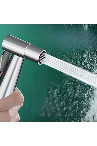 Pazly Suntek El Tipi Bide Sprey Duş Başlığı - Daire, Otel İçin Gümüş Gümüş