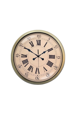 Zentime 40 Cm Eskitme Vintage Duvar Saati çok Renkli