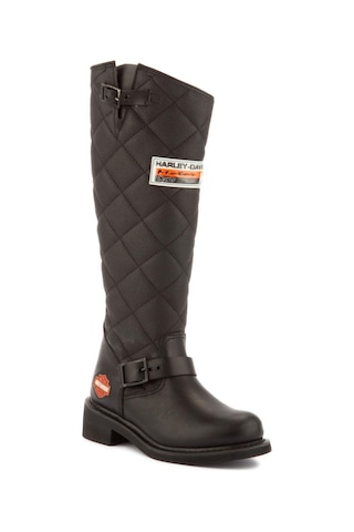 Harley Davidson Laconia Hi 646 Unisex Black - Yağli Deri Çizme