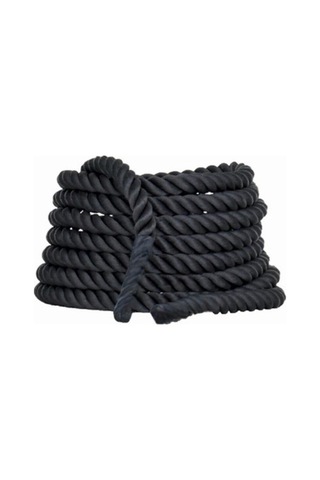 Ckspor Dayanıklı Kılıflı Antrenman Halatı 10 Metre 38 Mm Battle Rope Crossfit Dayanıklılık Güç Antrenmanı