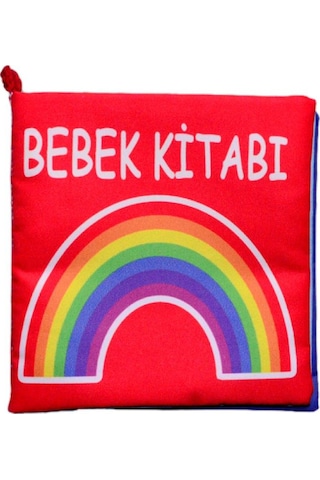 Tox Bebek Renkli Kumaş Sessiz Kitap T061 - Bez Kitap , Eğitici Oyuncak , Yumuşak Ve Hışırtılı