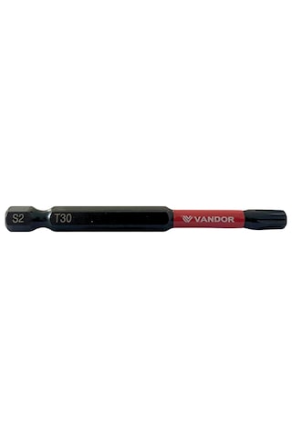 Vandor Bits Uç Matkap Ucu Tornavida Ucu Vidalama Ucu İmpact T30-75 Mm - 1 Adet Vandor Bits Uç Matkap Ucu Tornavida Ucu Vidalama Ucu İmpact T30-75 Mm - 1 Adet