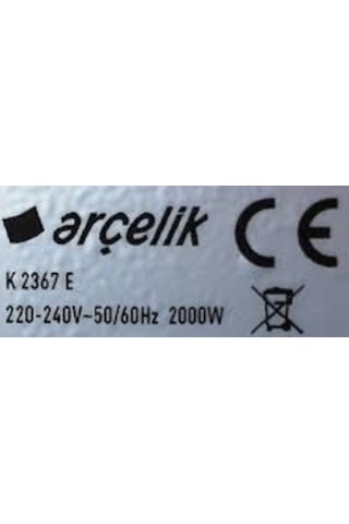 Arçelik Uyumlu K 2367E Tost Makinesi Rezistansı 1000 Watt 110 Volt - 424701325