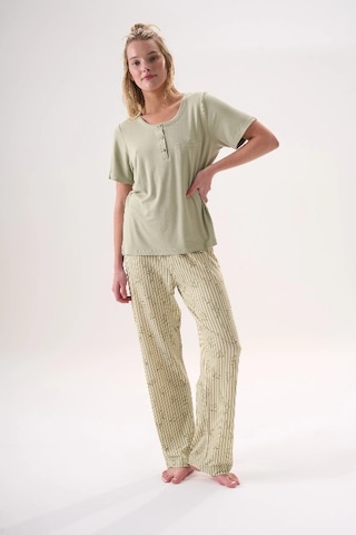 Etoile 26502 Yarım Kol Pijama Takım Yeşil