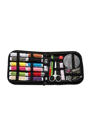 Geekyou 75 Parça Dikiş Seti, Rastgele Renkli Aksesuarlar Ve Taşınabilir Saklama Çantası İle Tam Donanımlı Çok Renkli