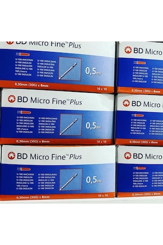 Bd Microlance Bd Micro Fine Plus 0,5 ml Insülin Enjektörü