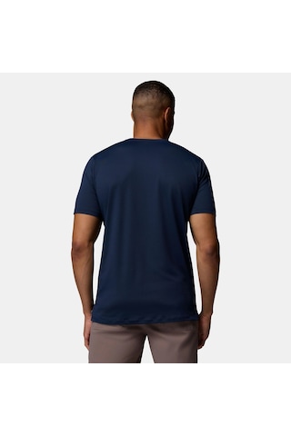 Columbia Ao1671 Tech Trail Utility Erkek T-shirt 2118571465 Lacivert