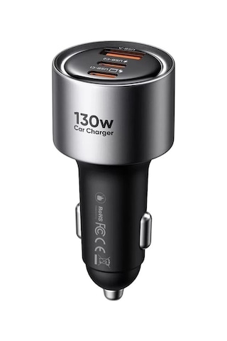 Cc-3190 Gana Serisi 130w 2c1a Araç Içi Çakmaklık Hızlı Şarj Cihazı