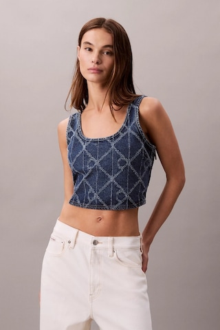 Calvin Klein Tamamı Baskılı Ck Atlantic Kadın Mavi Bluz Lv047d708g-yy2 Mavi