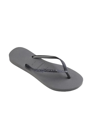 Havaianas Slim Glitter Iı Greygraphite Gümüş Kadın Terlik Gri