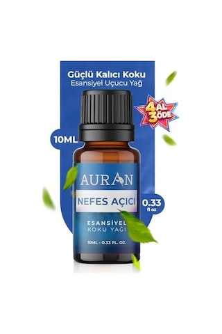 Auran Nefes Açıcı Nane Ve Okaliptüs Esansiyel Uçucu Koku Yağı Buhurdanlık Yağı Difüzör Esansı Küre 10ml Abundance Prosperity