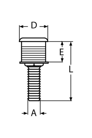 Krom Flanşlı Sintine Çıkışı, Borda Çıkışı Çeşitleri 3/4 19mm