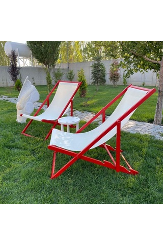 Chillong Ahşap Şezlong 001