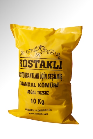 Kostaklı Meşe Mangal Kömürü Restoranlar İçin Seçilmiş 10 KG