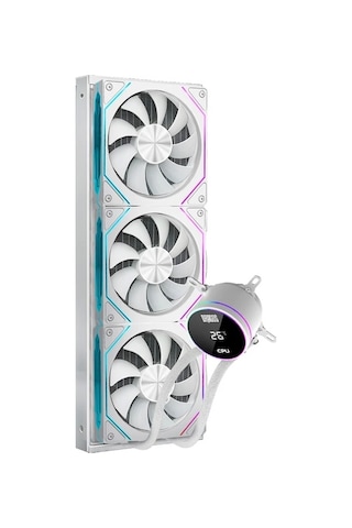 Dragos Frostbite 360 White Intel&amd 360mm Isı Göstergeli Argb Sıvı Soğutucu