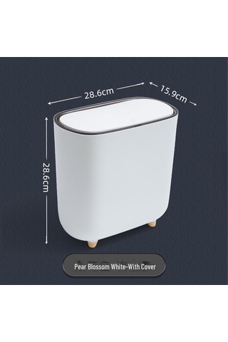 "banyo, Yatak Odası Veya Mutfak İçin Kompakt Pres Üstlü Çöp Kutusu" Diğer