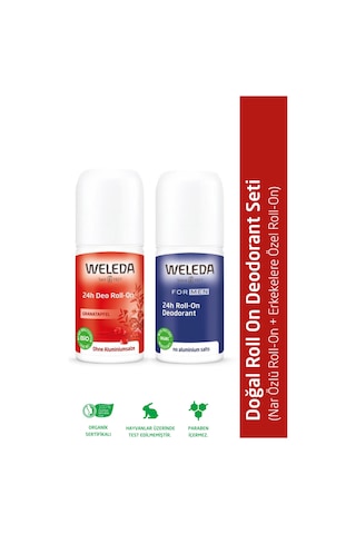Weleda Roll On Deodorant Seti