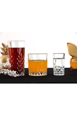 Plt Design Lav-odin-18 Parça-su-meşrubat - Kahve Yanı Bardak Set