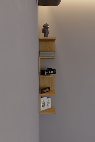 Artix Zigzag Duvar Rafı Çam Atlantik Çam