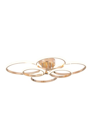 Pl 02 6 Model Gold 3 Renkli Salon Ve Oturma Odası İçin İdeal Alüminyum Avize, 75x10 Gold