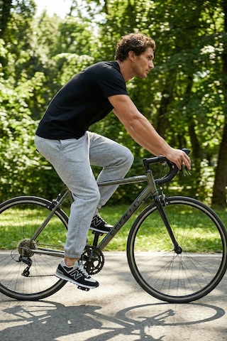 Buratti Pamuklu Regular Fit Normal Bel Lastikli Paça Cepli Erkek Eşofman Altı 59080153W4 Gri Melanj
