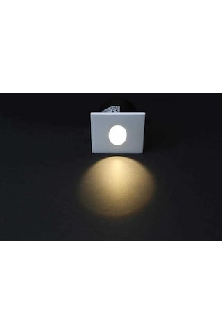 Cata Ct-5179 3 Watt Beyaz Kasa Koridör Armatürü Günışığı Beyaz