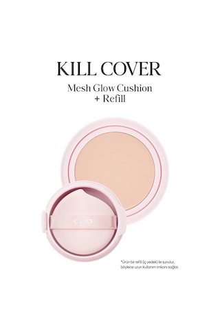Clio Kill Cover Mesh Glow Cushion + Refill SPF50+ 2 Lingerie