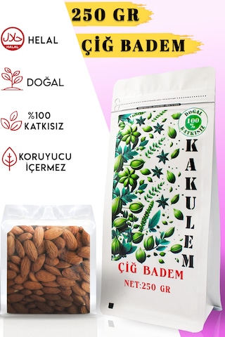 Kakulem Yerli Çiğ Badem İçi 250 Gr 250 G