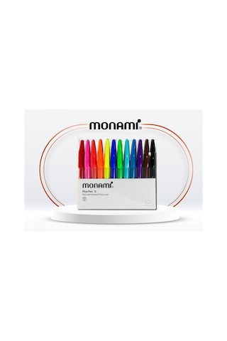 Monami Plus Pen S Fineliner Keçeli Kalem 12'li Set