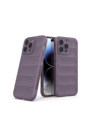 Mepa Apple, Uyumlu iPhone 15 Pro Max Kılıf Optimum Silikon - Mor Najmaddin standart