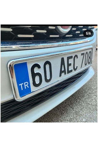 Oto Plaka Krom 2 Adet