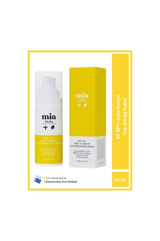 Mia Klinika Leke Karşıtı Güneş Kremi SPF50+ 50 ML