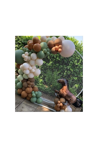 Küf Yeşili Karamel Sütlü Kahve Ve Deniz Kumu Pastel Balon Zinciri 100 Adet Mix Küf Yeşili Karamel Sütlü Kahve Ve Deniz Kumu Pastel Balon Zinciri 100 Adet Mix